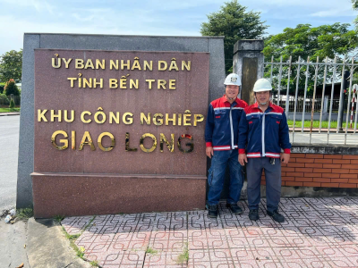 Sửa chữa máy lạnh tụ điện Rittal tại KCN Giao Long - Bến Tre
